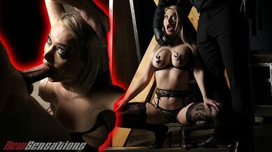 Natalia Starr dostáva extrémne BDSM šukanie v pančuchách
