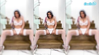 Nadržaná MILF Romi Rain ošukaná v deň svojej svadby