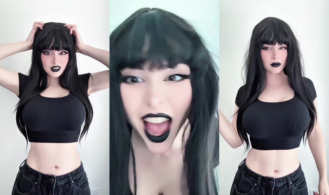 Sexy gotická dievčina