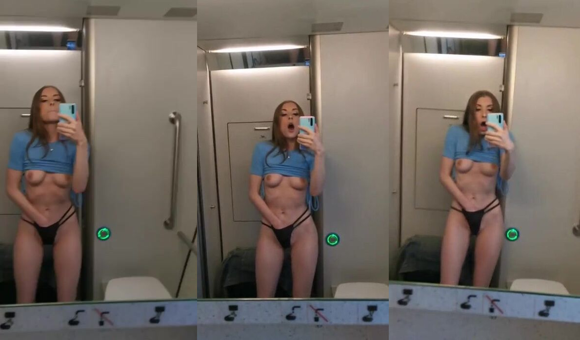Masturbácia na toalete vo vlaku