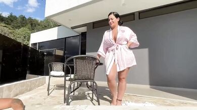 Šukanie do jej obrovského latinskoamerického zadku Lissy Aires
